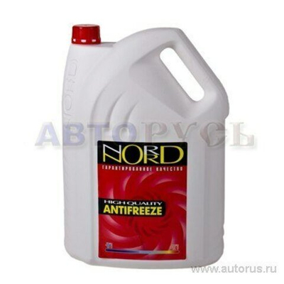 Антифриз NORD High Quality Antifreeze готовый -40C красный 10 кг NR 20485