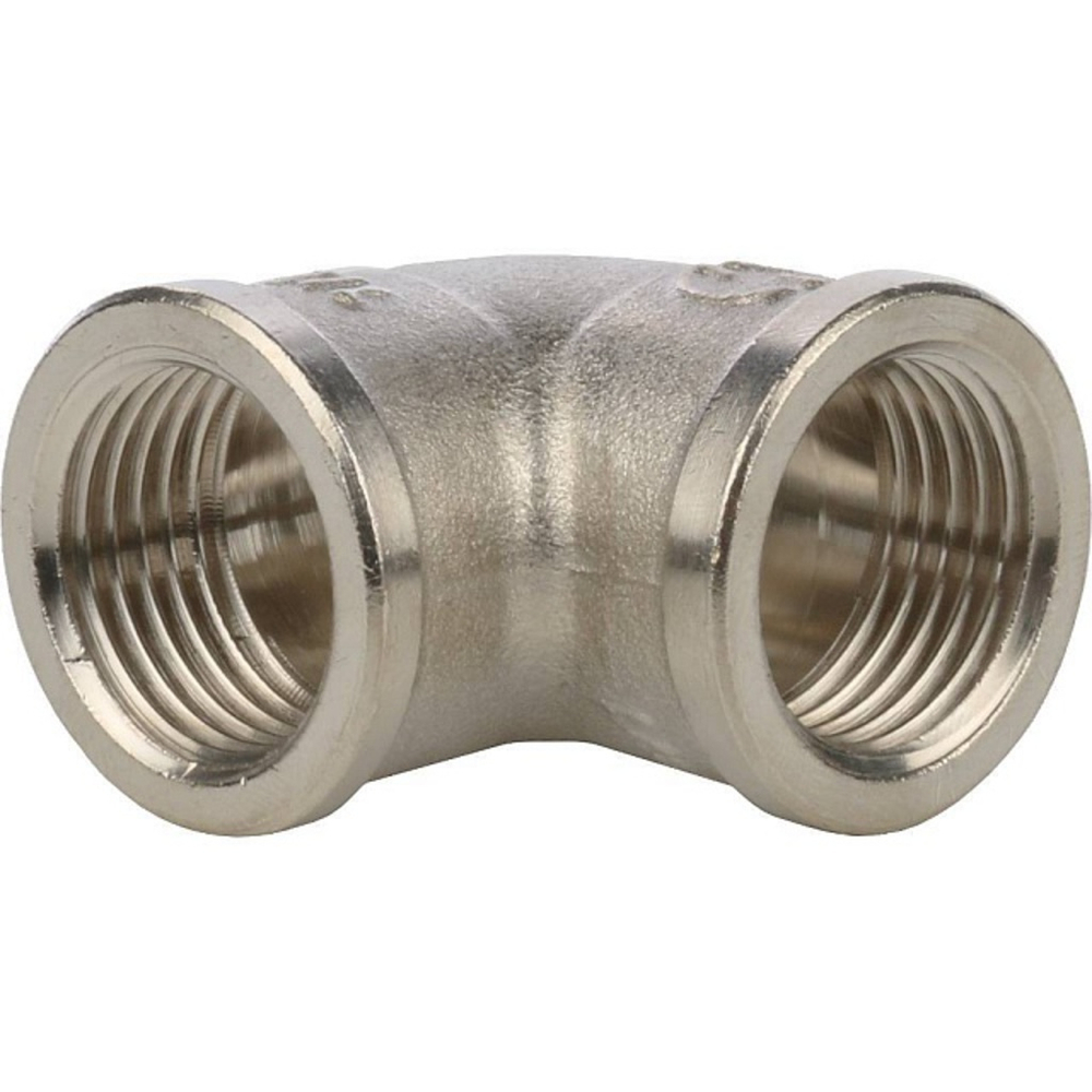 Угольник STOUT никелированный 1/2" ВР/ВР