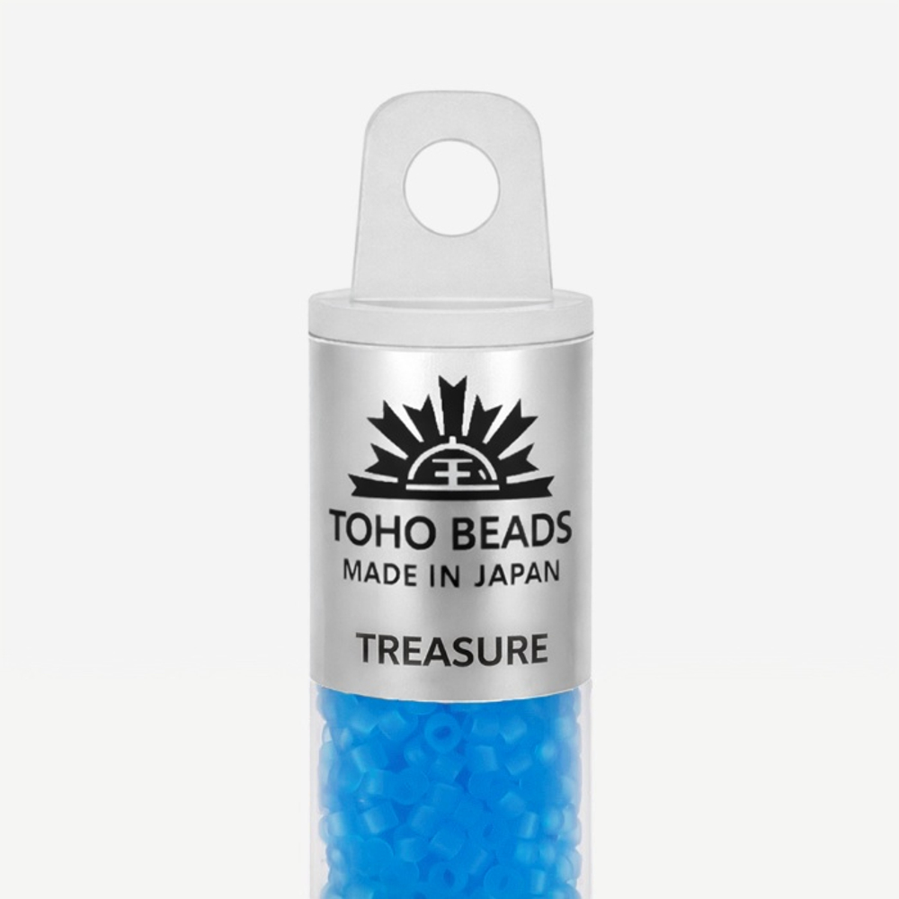Японский бисер TOHO Treasure (№3BF), прозрачный матовый