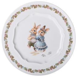 ТАРЕЛКА ЗАКУСОЧНАЯ LEFARD "RABBITS FAMILY" 20,5 СМ