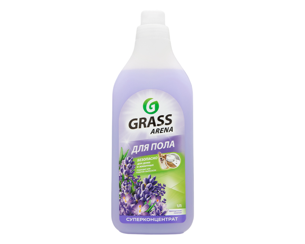 Средство для пола с полирующим эффектом Лаванда Grass Arena 1л