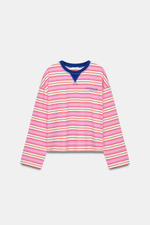 ФУТБОЛКА В ПОЛОСКУ С НАДПИСЬЮ — ZARA
