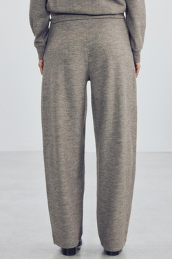 ZARA МЯГКИЕ БРЮКИ, СЕРЫЙ МЕЛАНЖ