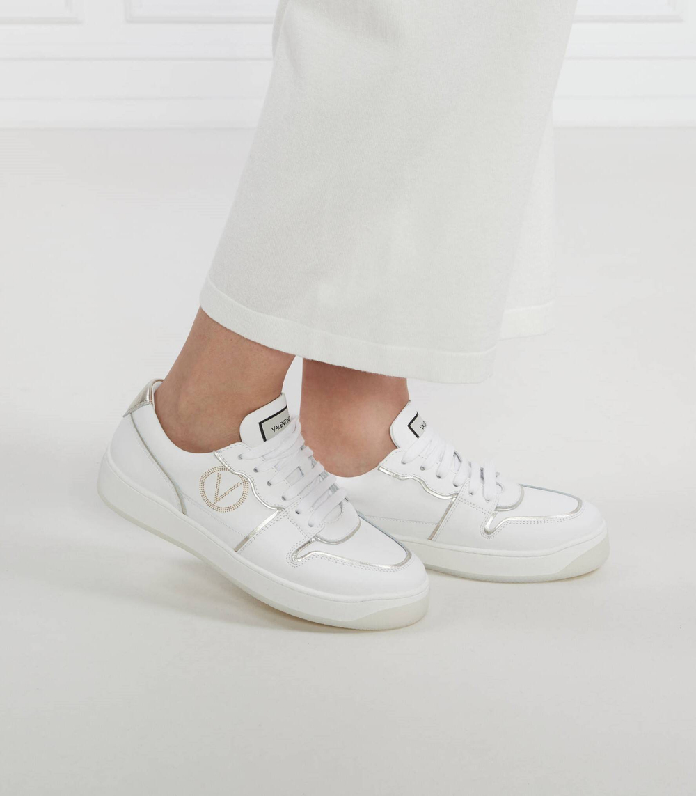 Кожаные кроссовки Valentino - белый(91E0801LAM)