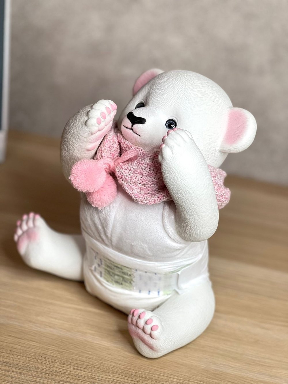 Игрушка мягконабивная 35см АниРеал Медвежонок (60160)