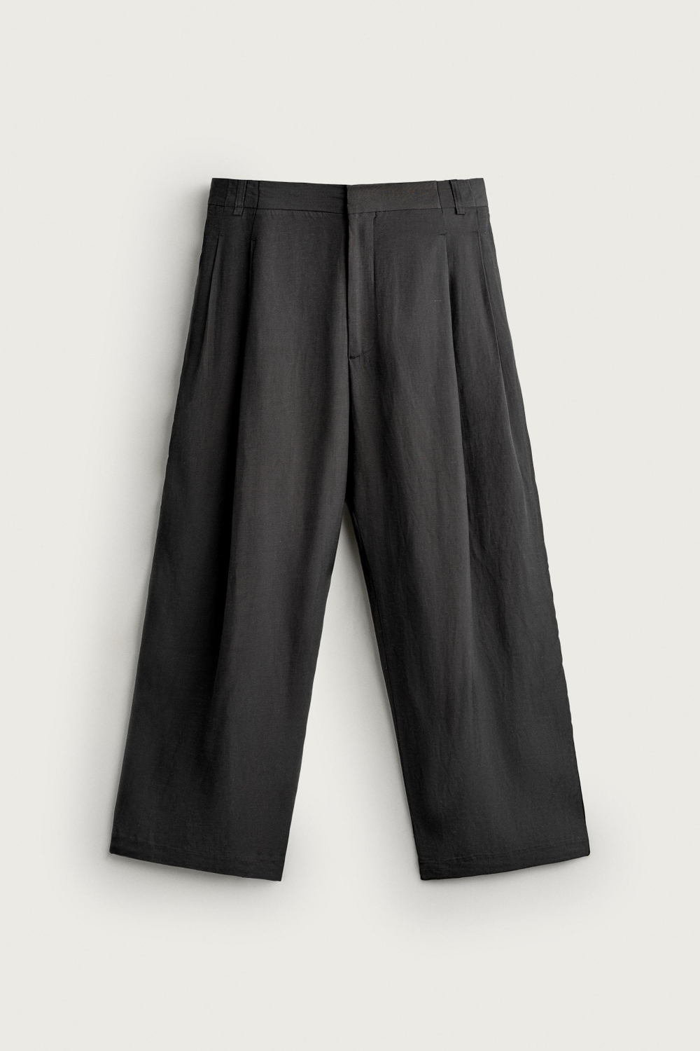 КОСТЮМНЫЕ БРЮКИ WIDE FIT СВОБОДНОГО КРОЯ — ZARA