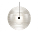 08438-2,19(21) Настенный светильник Мелисса черный/прозрачный d25 h30 Led 12W (4000K). ТМ Kink Light