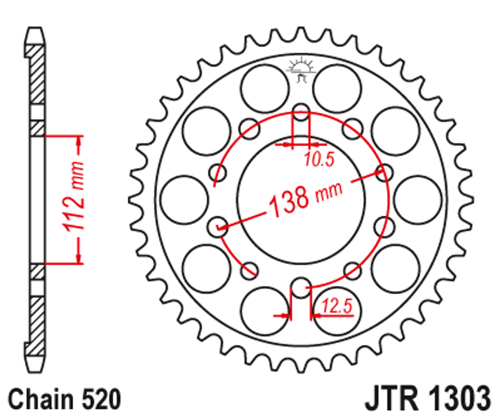 Звезда JTA1303.49BLK