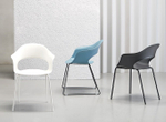 Кресло пластиковое Scab Design Lady B, лен