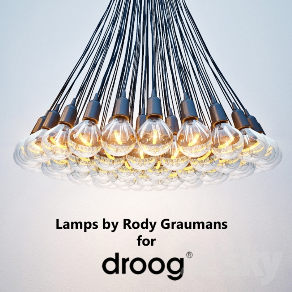 85 Lamps Chandelier | Droog Lighting | by Rody