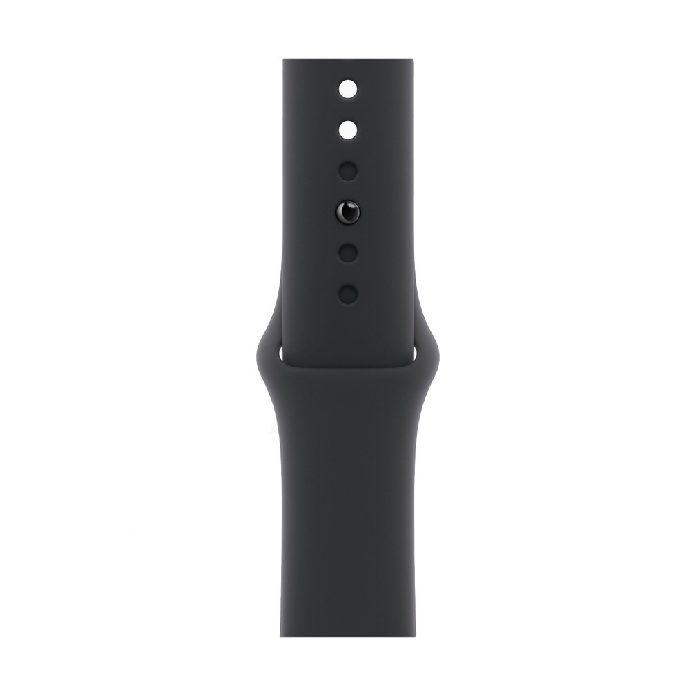 Apple Watch Series 11, 42 мм корпус из алюминия цвета «Jet Black», ремешок Sport Band размера S/M цвета «Black»