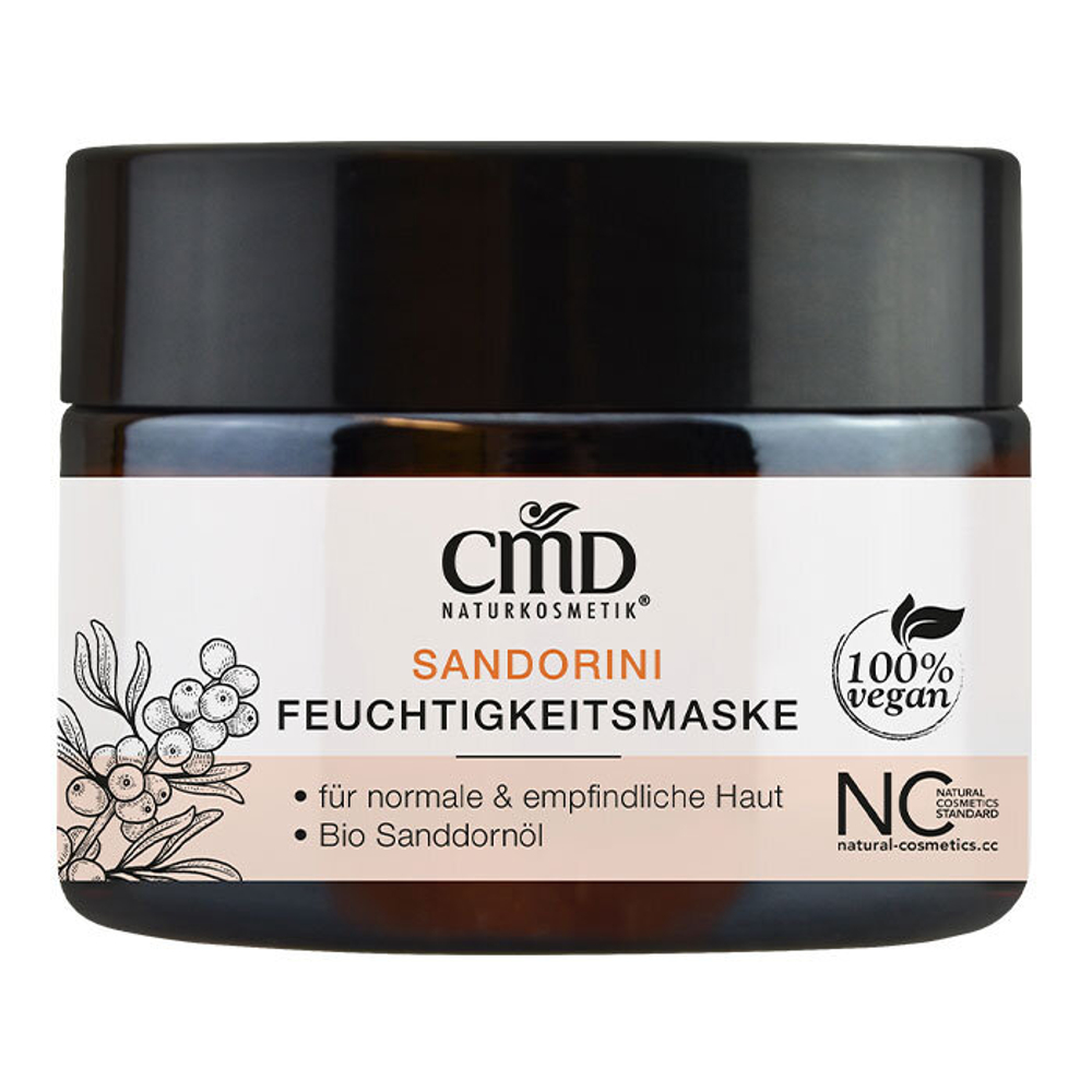 Увлажняющая маска Sandorini в баночке CMD Naturkosmetik, 50 мл