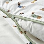 Комплект постельного белья IKEA DROMSLOTT (ДРЕМСЛОТТ), Детский, Белый с рисунком, 110x125, 35x55 см