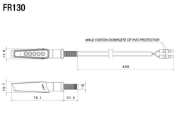 Rizoma Указатель поворота Vision (1 шт)  FR130