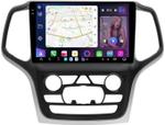 Магнитола для Jeep Grand Cherokee WK2 2013-2022 (взамен ШГУ 8.4", рамка большая) - FarCar S500-TS20 монитор 9.5" 2K QLED на Android 14, Быстрейшая, CarPlay, 4G SIM-слот