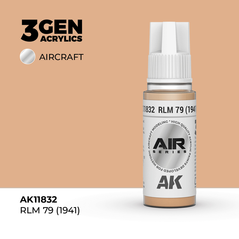 Акриловая краска AK Interactive RLM 79 (1941) 3GEN AIR, 18мл