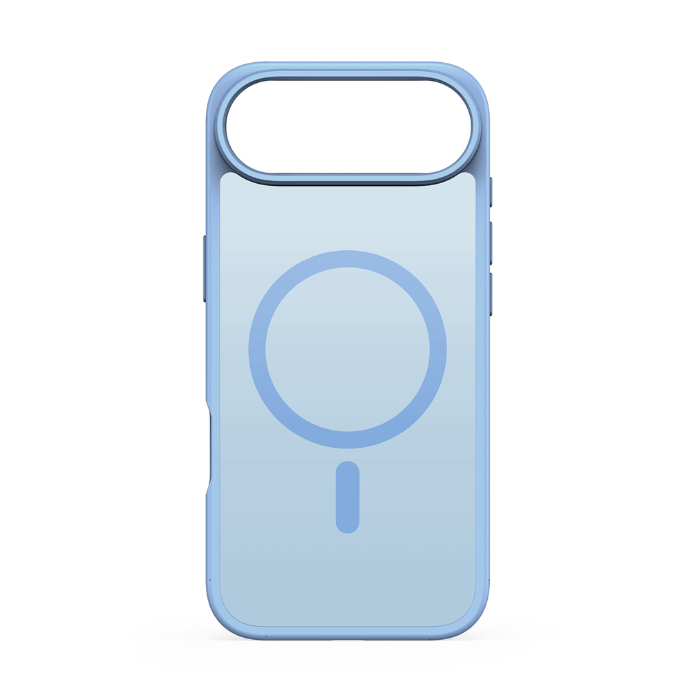 Матовый противоударный чехол светло-синего цвета с MagSafe для iPhone Air, серия Yind Series от Dux Ducis