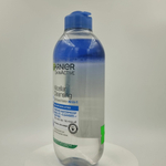 GARNIER Micellar Cleansing Oil Infused Water Двухфазная мицеллярная вода для снятия макияжа с лица, глаз и губ, с экстрактом василька 400 мл (из Финляндии)