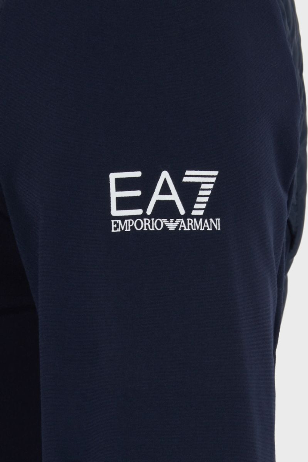 Женская теннисная куртка EA7 Woman Woven Bomber Jacket - небесный