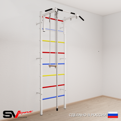 Шведская стенка Sv Sport 515 (Турник стандарт/Канат/Трапеция)