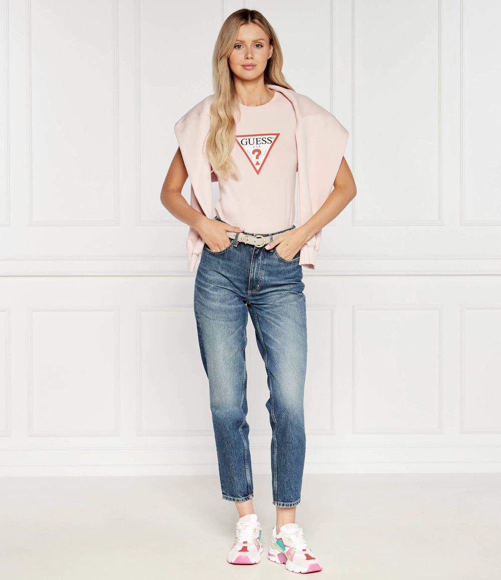 Футболка ICONIC Guess Jeans - пудро-розовый(W4YI04 J1314)