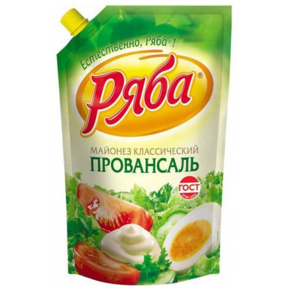 Майонез Ряба Провансаль Классический 50,5% 630 гр