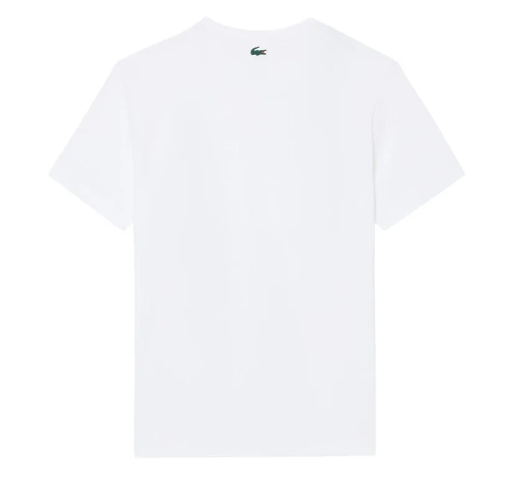 Теннисная футболка Lacoste Tennis x Daniil Medvedev Graphic - white