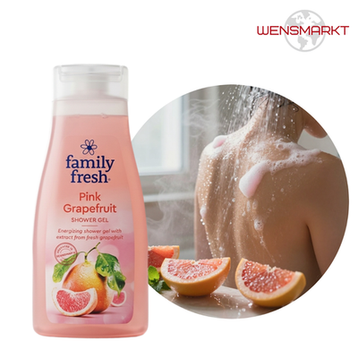 Гель для душа Family Fresh Pink Grapefruit (розовый грейпфрут), 500 мл