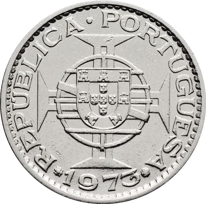 5 эскудо 1973 Мозамбик