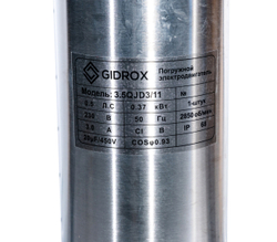 Насос скважинный GIDROX 3QJD3m/27 (50м.каб,45 л/мин,макс.напор 115 м.920Вт,погруж. 100м.)