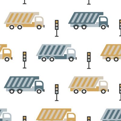Buy kids fabric cars dump truck beige