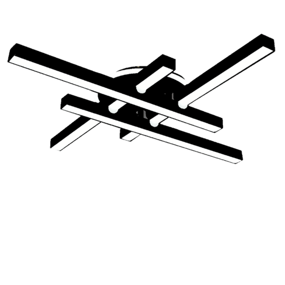 Потолочная светодиодная люстра Mirastyle XL-60034/4+1S BK
