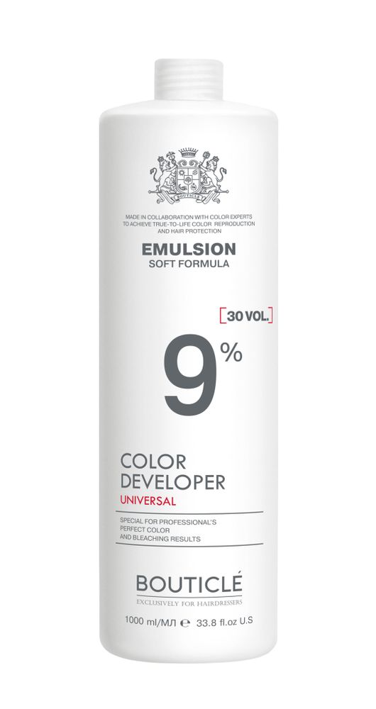 Оксидант-лосьон 9% - “Bouticle color developer" 1000 мл