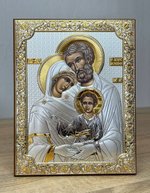 Св. Семейство, икона прямоугольная без рамки, красное дерево 150х200