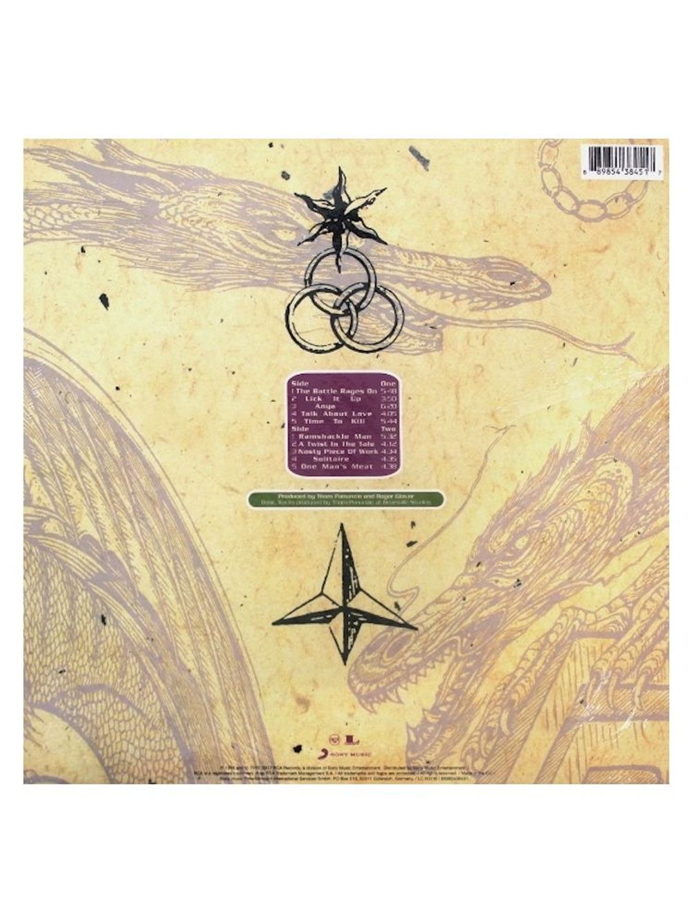 Deep Purple. The Battle Rages On (LP, 180g) Новая запечатанная виниловая пластинка