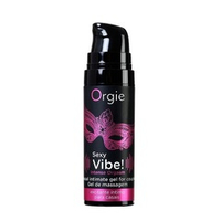 Разогревающим гель с эффектом вибрации и покалывания Orgie Sexy Vibe Intense Orgasm Vibrator 15мл