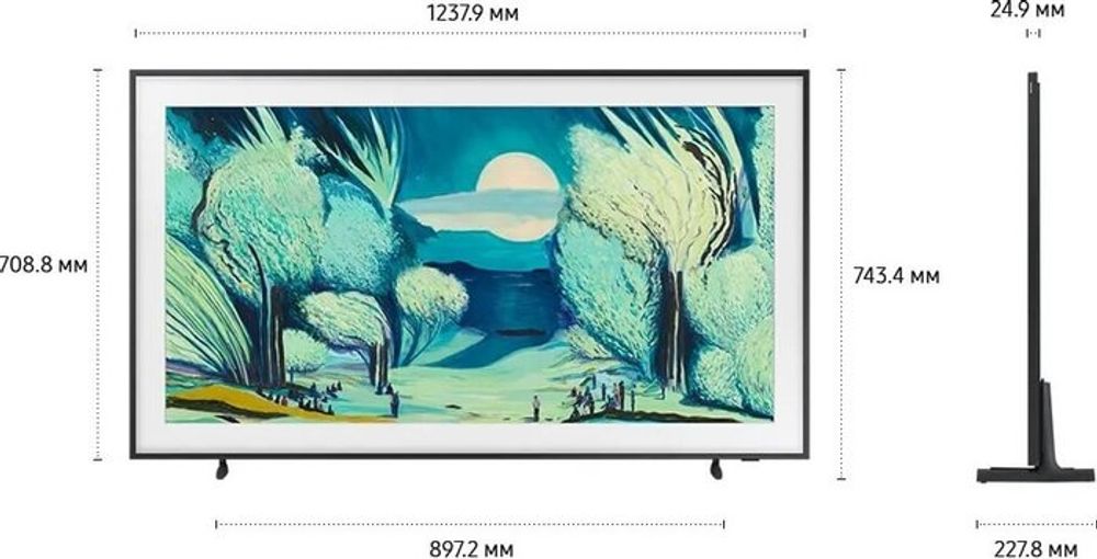 Телевизор Samsung The Frame QLED LS03F QE55LS03FAUXRU