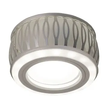 Встраиваемый точечный светильник 1*Gu5.3/LED 3W 3000K BL094 белый/белый Backlight Gauss