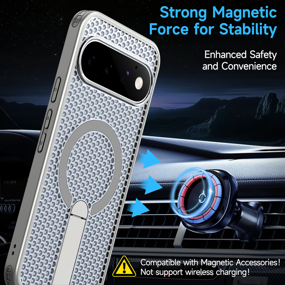 Прозрачный чехол Mesh Pro Magnetic Case для Google Pixel 11/Pixel 11 Pro