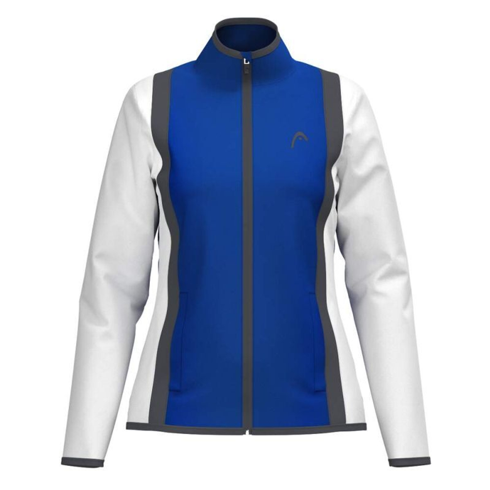 Женская Кофта теннисная Head Club 25 - royal blue/white