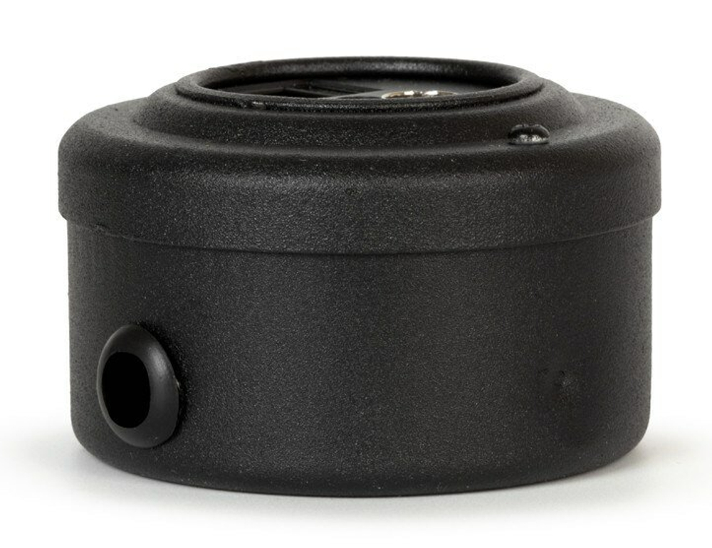 Розетка информационная RJ45+TV (CAT.5E), Black matt, черная вставка, VINTAGE-BRASS 40405-5
