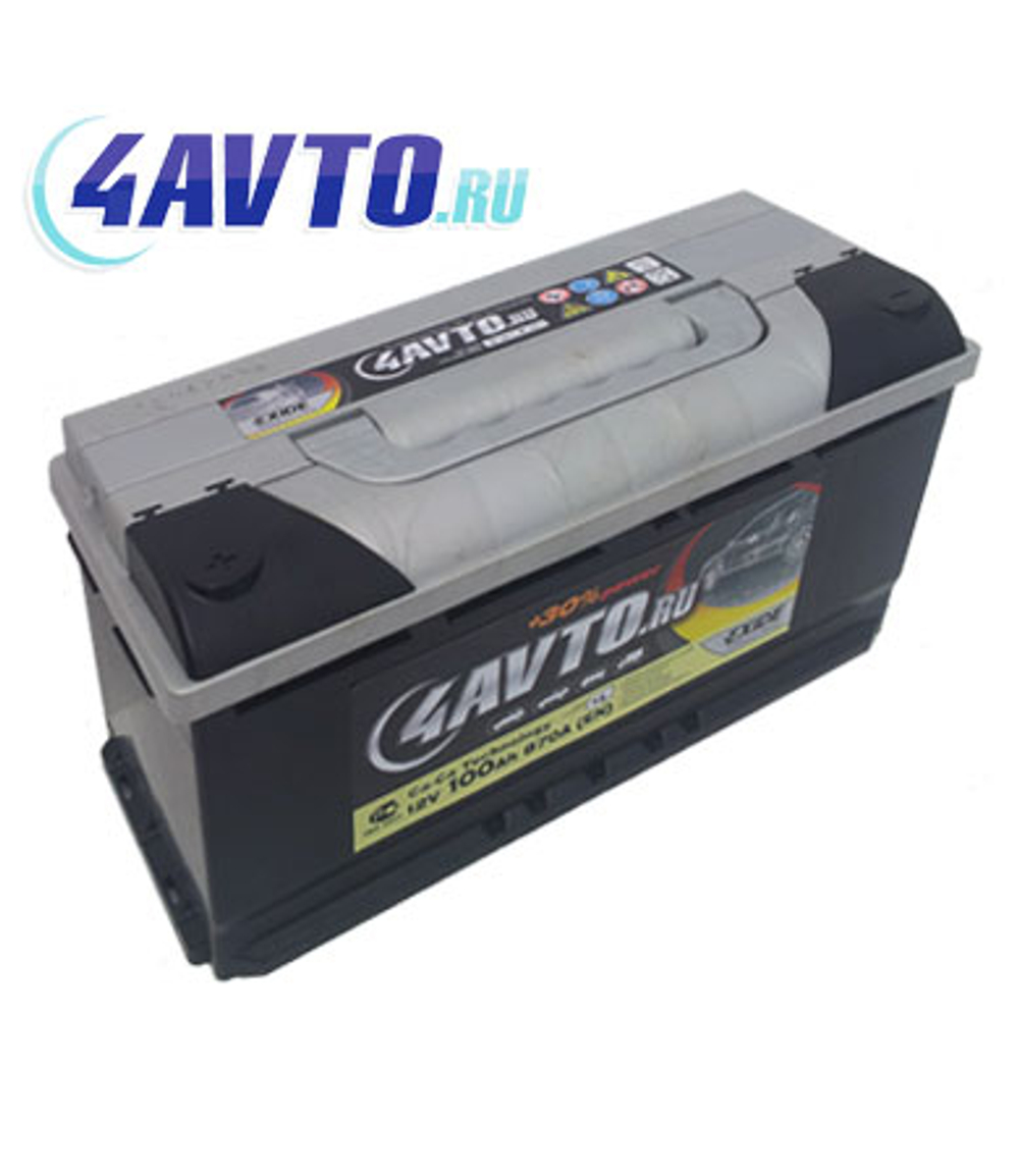 Аккумулятор 6CT-100 А.ч., п.п., L+, 4AVTO.RU