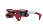 Спортивные очки LiP Typhoon / Gloss White - Red / Zeiss / PA Polarized / Methane Smoke