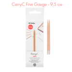 Спицы съемные CarryC Fine Gauge 9,5см, бамбук, Tulip