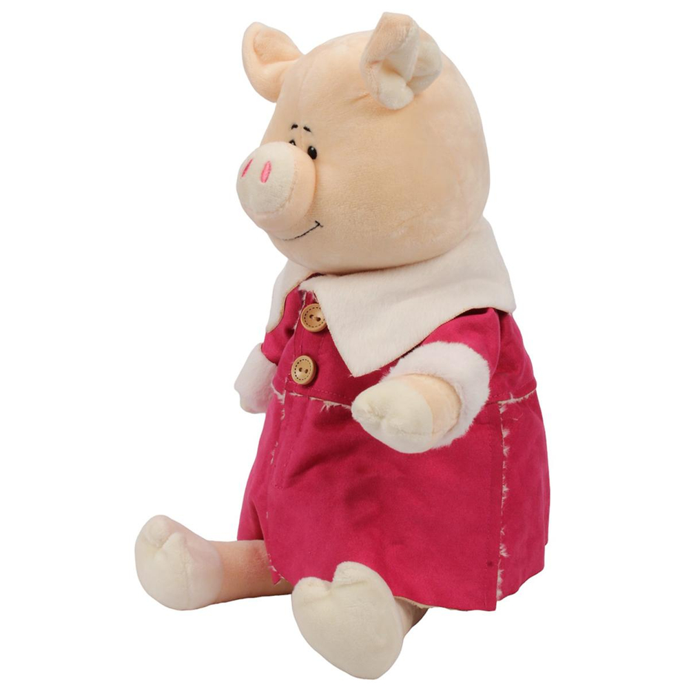 Свинка Глаша в Дубленке, 32см. MAXITOYS