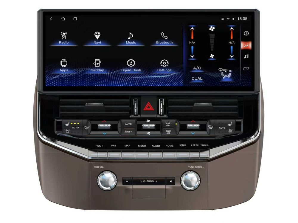 Мультимедийный комплекс для LEXUS LX 470 / TOYOTA Land Cruiser 100 2002-2008 KUBERG ZH-T1606