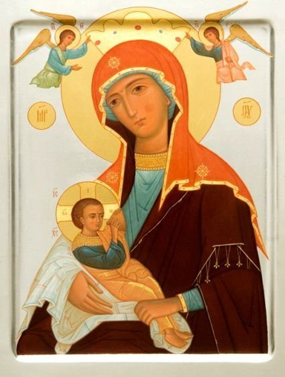 Млекопитательница (рукописная икона)