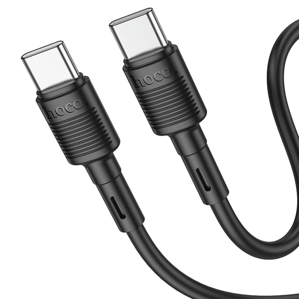 Usb Кабель-зарядка Type-C на Type-C Hoco X83 3A 60W 1м черный