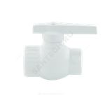 Кран шаровой PP-R комбинированный белый Дн 25х3/4" Ру25 ВР VALFEX 10142534