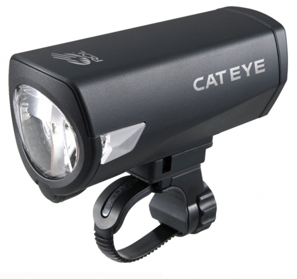 Фонарь передний Cat Eye HL-EL340G Black w/battery